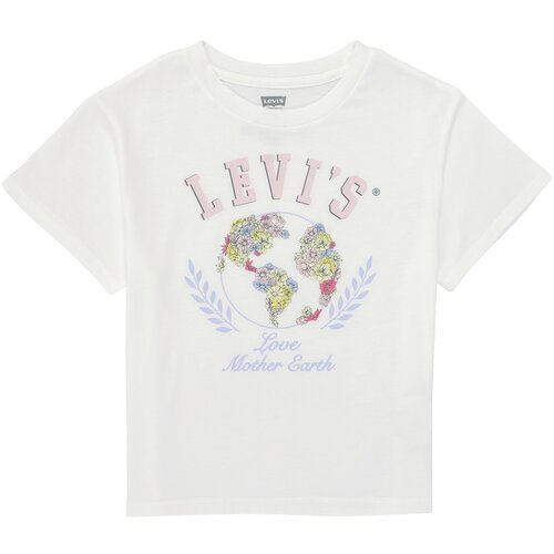 Levi&amp;#039;s Majice s kratkimi rokavi EARTH OVERSIZED TEE Bela Slike