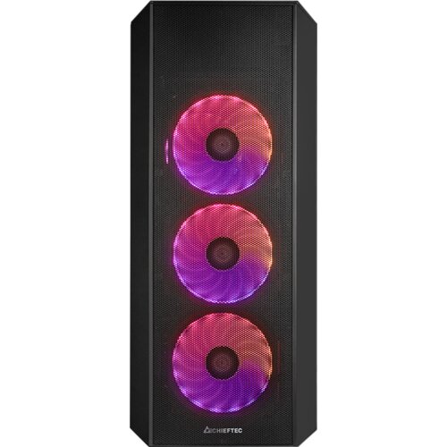 Chieftec scorpion 4 USB3.2 atx a-rgb ohi&amp;scaron;je, črno Slike