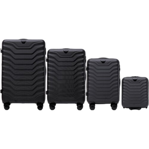 WINGS set od četiri kofera od ABS materijala veličine L M S XXS crni Cijene