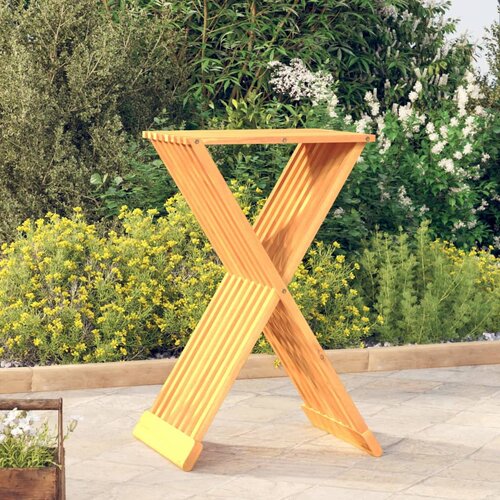 VidaXL Sklopivi stolac 40 x 32 5 x 70 cm od masivne tikovine Slike