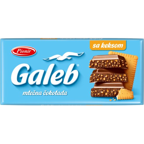 Galeb Čokolada PIONIR sa keksom 170g Cene