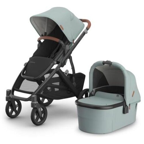 Uppababy otroški voziček V3 Vista Kenzi 0303-VIS-EU-KNZ Mystic Aqua Carbon, Saddle L. Cene