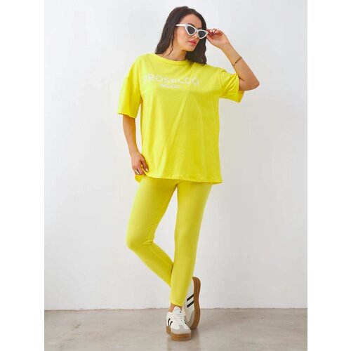 Resti Cotton women's set with short sleeves and leggings Cene