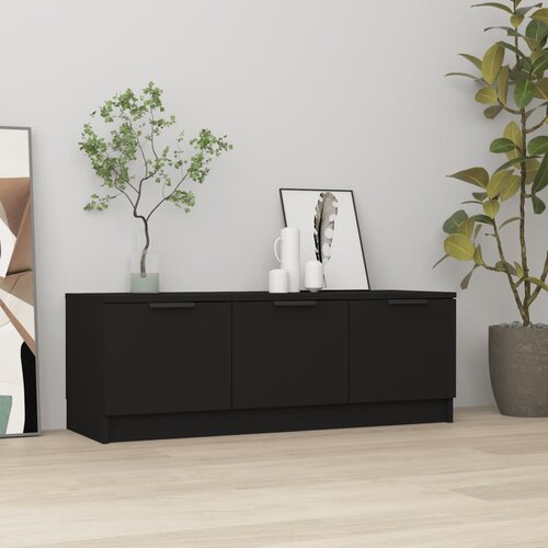 vidaXL TV omarica črna 102x35x36,5 cm inženirski les Cene