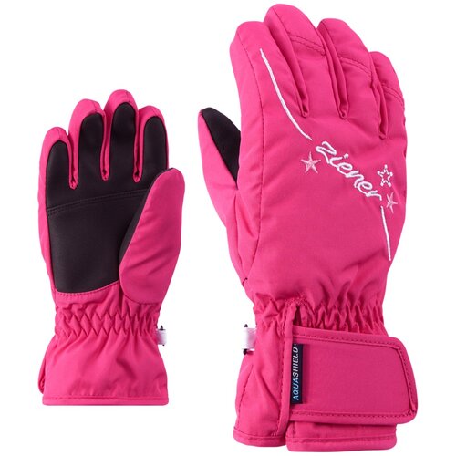 Ziener ski rokavice 5 prstov LULA AS(R) GIRLS glove junior roza D 152 Cene