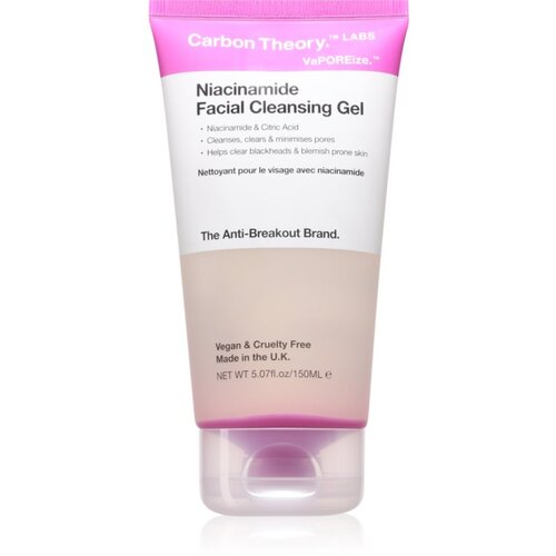 Carbon Theory Vaporeize Niacinamide Cleansing Gel gel za dubinsko či&scaron;ćenje s niacinamidom 150 ml Cijene