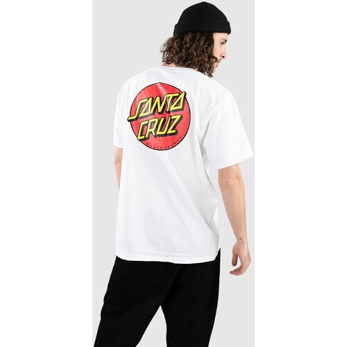 Santa Cruz Classic Dot Chest T-shirt white Cene