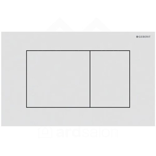 Geberit Sigma40 square tipka za dvokoličinsku tehniku ispiranja bela mat easy-to-clean 115.629.JT.1 Cene