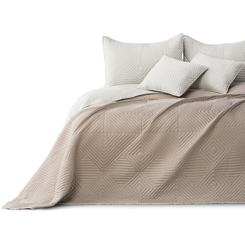 AmeliaHome Prekrivač Softa 260x280 cm, bež / cappuccino Slike
