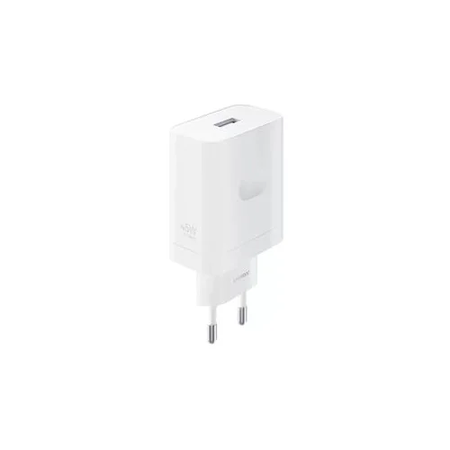 Realme hišni polnilec VCB4JAEH 220V adapter SuperVooc 45W USB-A (bulk) - bel