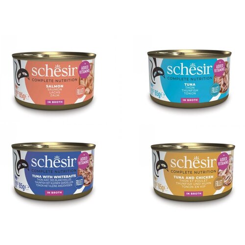 Schesir Complete&Balanced konzerva za mačke - Tuna i piletina u brodetu 85g Cene