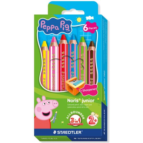 Staedtler Noris Junior Pujsa Pepa barvicer 3-v-1 6/1 Cene