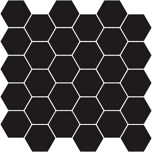 Heksagonska pločica 50 pcs Crna 30 x 30 cm Poliuretan i PET Cijene