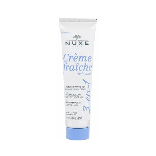 Nuxe creme fraiche de Beauté 3-In-1 cream & make-up remover & mask dnevna krema za lice za sve vrste kože 100 ml za žene