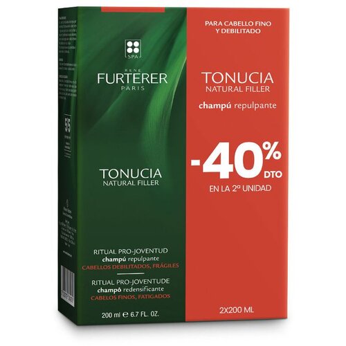 Ren&amp;eacute; Furterer TONUCIA Prirodni punilni &amp;scaron;ampon pakiranje 2 x 200 ml Slike
