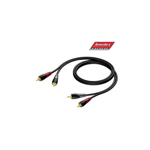 Kabal Procab CLA800 2 x RCA/Cinch mu&amp;scaron;ki- 2x RCA/Cinch mu&amp;scaron;ki, dužina 1 m Slike