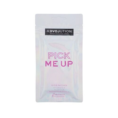 Revolution Relove Pick Me Up Hydrates & Cools Eye Patches maska za področje okoli oči za vse tipe kože 12 ks za ženske Cene