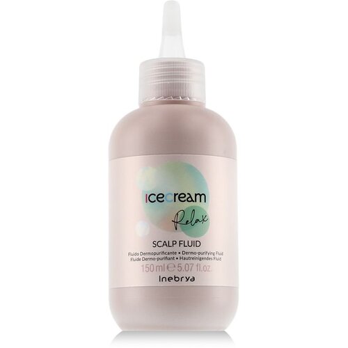 Inebrya Ice Cream Relax Scalp Fluid serum za lase vse vrste las 150 ml unisex Slike