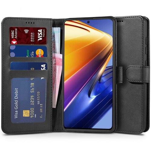 TECH-PROTECT WALLET PREKLOPNA TORBICA ZA XIAOMI POCO F4 5G ČRNA Cene