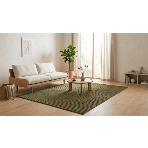 ESTE Temno zelena preproga 120x170 cm Whirl &amp;ndash; Slike