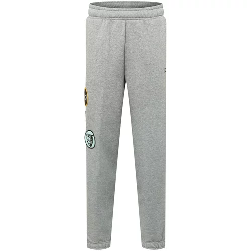 Puma Sportske hlače siva melange / jabuka / roza / crna / bijela