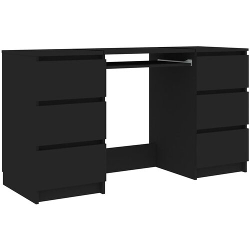 vidaXL Pisaći stol crni 140 x 50 x 77 cm od iverice Cijene