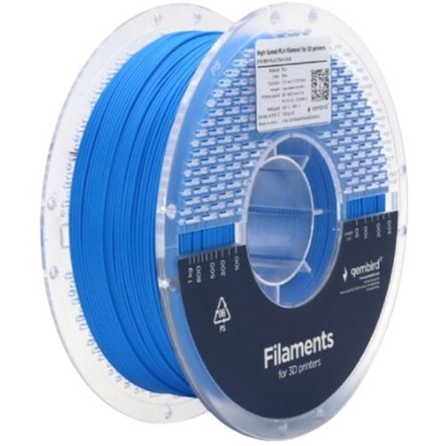 Gembird Filament 3DP-PLA1.75HY-01-B High Speed 1.75mm 1kg Blue Cene