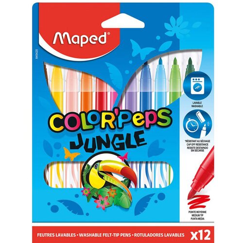 Maped Flomastri Color&apos;peps Jungle, 12 kosov Cene