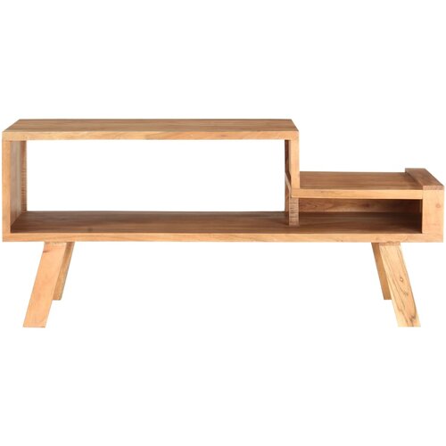 Maison Chic Klubska mizica - kavna mizica - Nizka mizica 100x50x45 cm trden akacijev les, (21754854) Cene