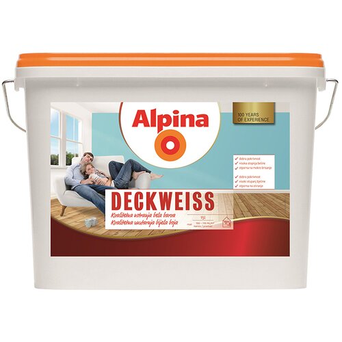 Alpina DECKWEISS 15L BIJELA CAPAROL Slike