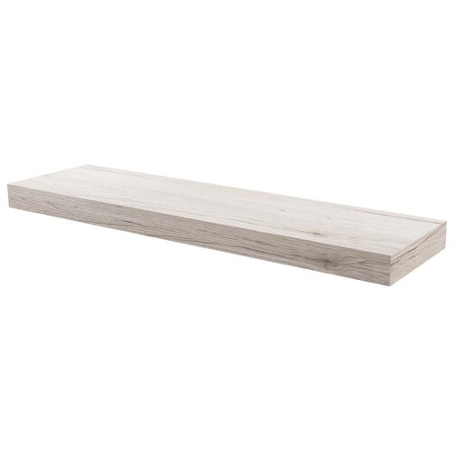  Zidna polica 80x23,5x5 cm svijetli hrast Monaco, nevidljivi nosač Cijene
