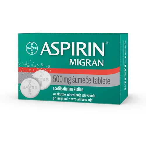  Aspirin Migran, šumeče tablete