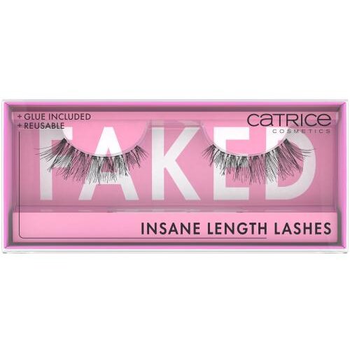 Catrice Faked Insane Length Lashes umetne trepalnice 1 kos Odtenek black Slike