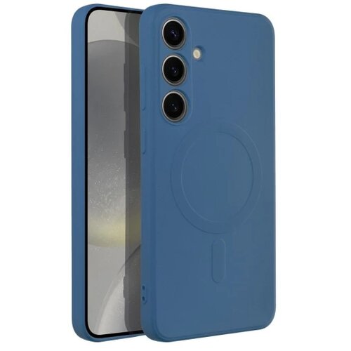 Silicone Mag Cover compatible with MagSafe maska za SAMSUNG S24 PLUS blue Cene