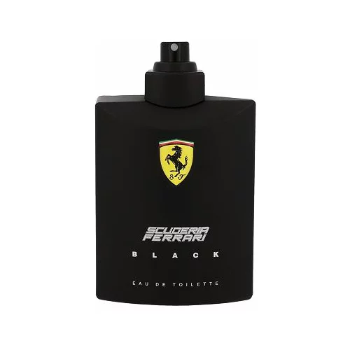 Ferrari Scuderia Black toaletna voda 125 ml Tester za moške