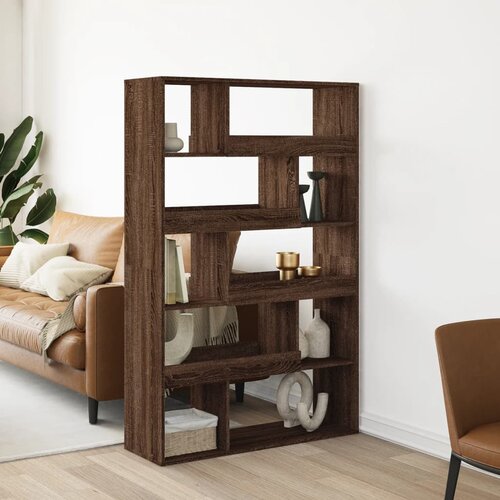 VidaXL Knjižna omara rjavi hrast 100x33x156,5 cm inženirski les Slike