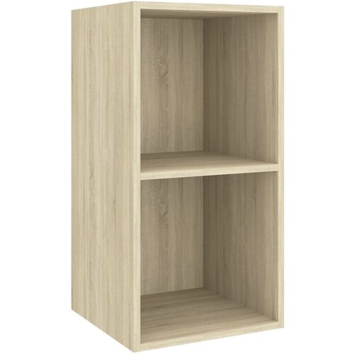 vidaXL Stenska TV omarica sonoma hrast 37x37x72 cm iverna plošča, (20622453) Cene