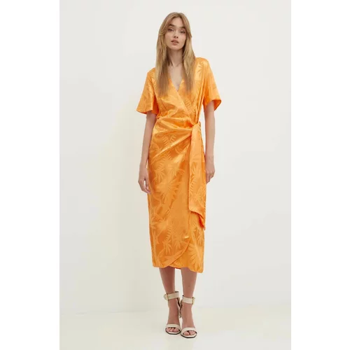 Never Fully Dressed Obleka Vienna oranžna barva, NFDDR1533