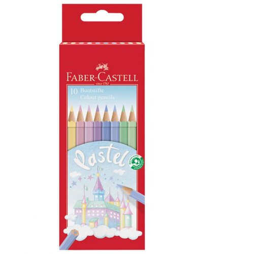  BOJE DRVENE 10BOJA PASTEL FABER-CASTELL 111211 BLISTER Cene