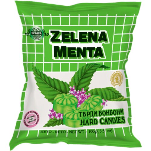 Evropa Bombone Zelena menta, 100g Cene