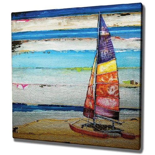 Vega zidna slika na platnu boat, 45 x 45 cm Slike