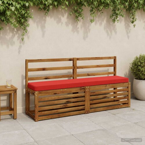  Jastučići za klupe - 2 dijela VUGHT 2 pcs 100% poliester Crvena Cene