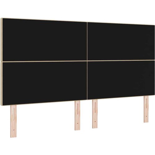  LED glava kreveta S LED lampica Siva zelena 180 cm Poliester Slike