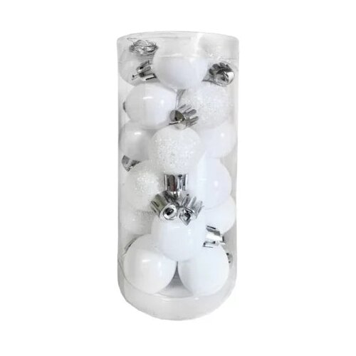  Kroglice bele turkizne 3cm Bela Slike