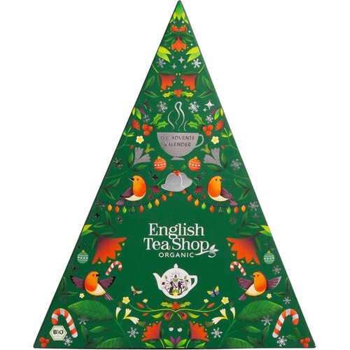 English Tea Shop Bio čajni adventni koledar &amp;quot;Zeleni mozaik&amp;quot; - 25 čajnih vrečk Slike