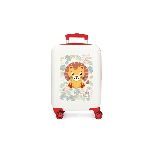 Roll Road happy pets dečiji kofer 55 cm - bela/crvena ( 49.911.48 ) Slike