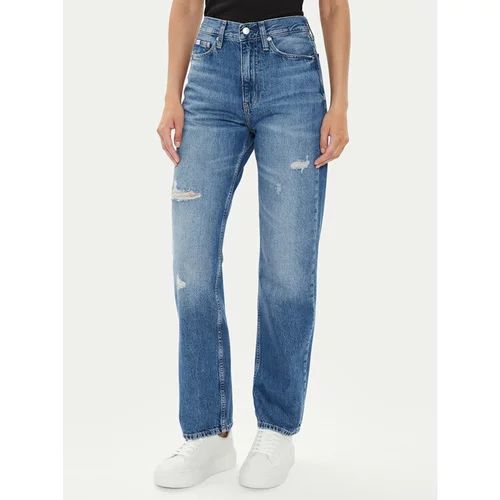 Calvin Klein Jeans Jeans hlače J20J223888 Modra Straight Fit