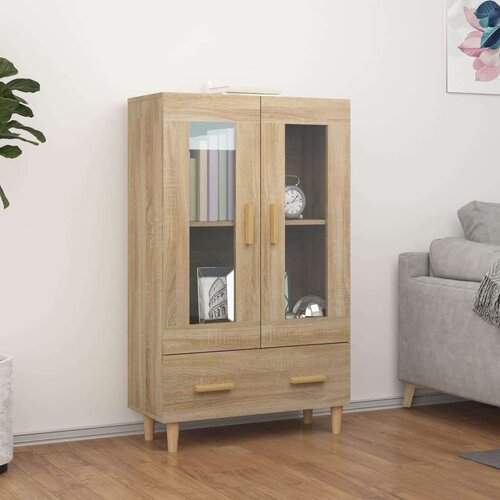  Visoka komoda boja hrasta sonome 70x31x115 cm konstruirano drvo Cijene