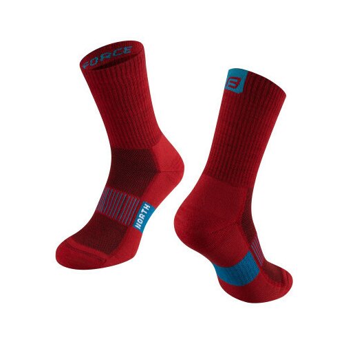 Force čarape north, crveno-plava l-xl / 42-47 ( 9011941/S61 ) Slike