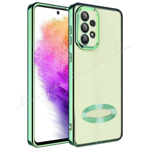  futrola sa niklovanim obodom No1 za samsung A057 galaxy A05S zelena Slike